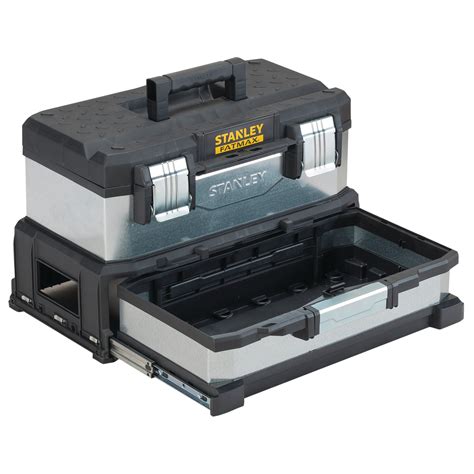 stanley bostitch metal tool box|stanley fatmax toolbox.